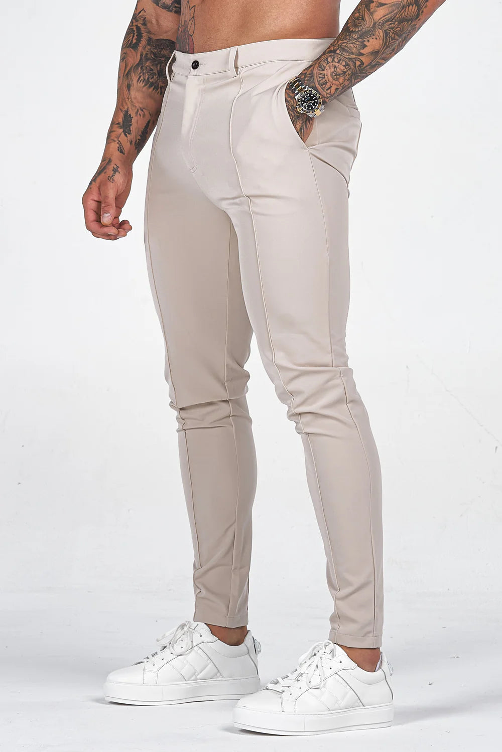 Milan Trousers - Stone