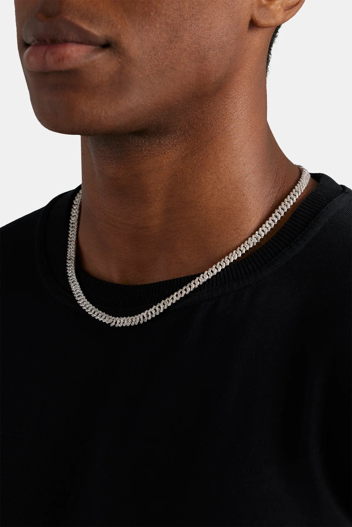 5mm Iced Prong Cuban Chain