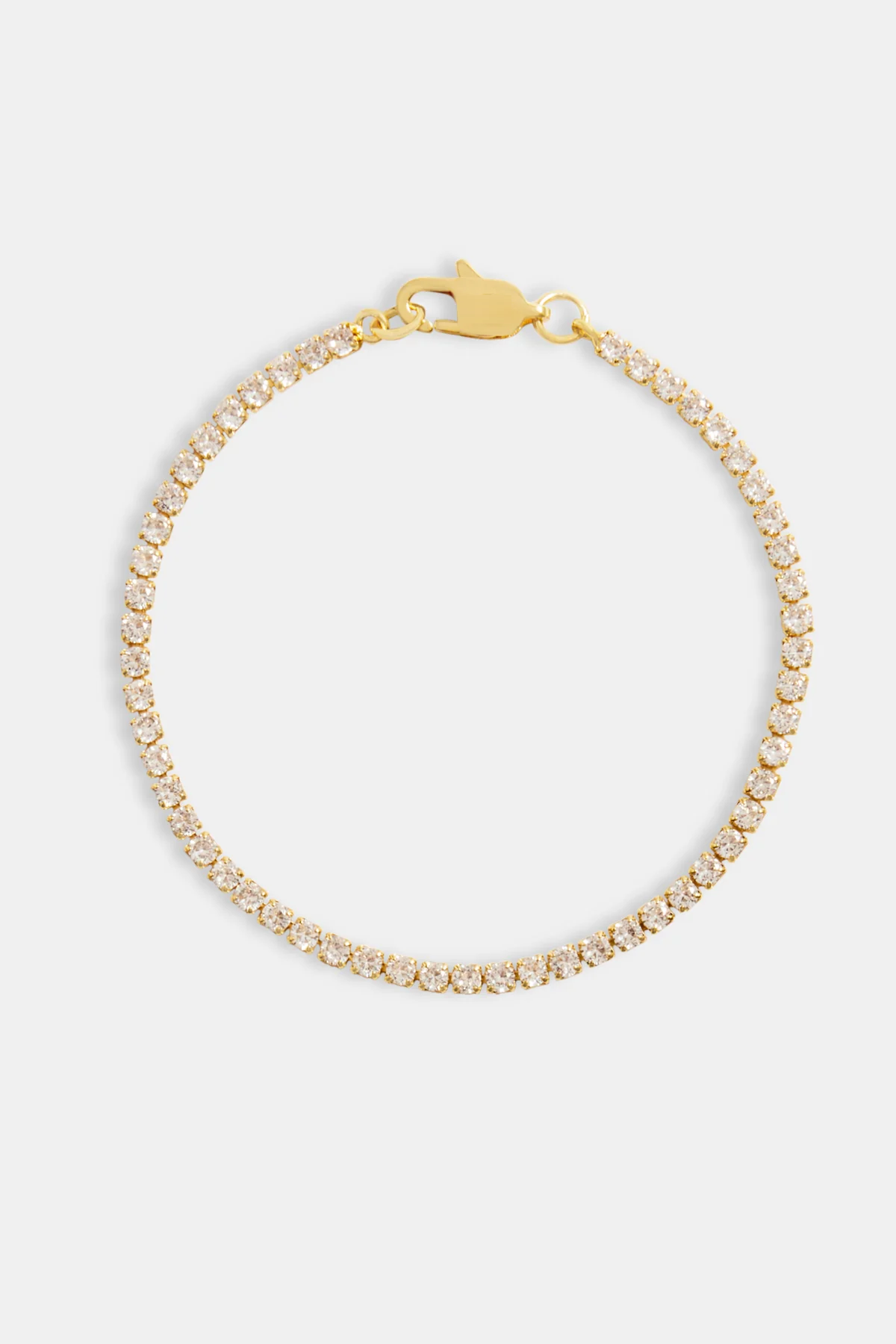 Ladies' Micro Tennis Bracelet - Gold